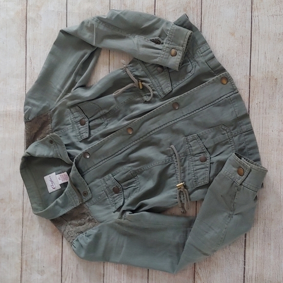 CANDIE'S MILITARY JACKET XS - Picture 1 of 6